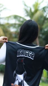 Jersey Baseball Umi Kasum Desain Eksklusif Tersedia 3 Motif Murai Batu Cucak Ijo Kacer Ukuran M-XXXL | JL