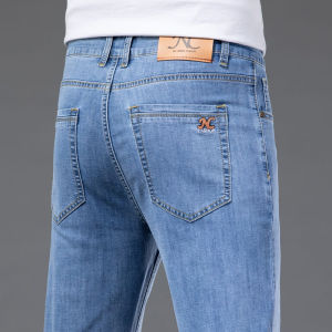 WEIJINSHI | Summer Lightweight Straight Loose Stretch Jeans Men