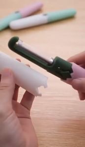 2 in 1 Kitchen Knife Fruit Peeling Stainless Steel Peeler /Pengupas Kulit Buah-Buahan