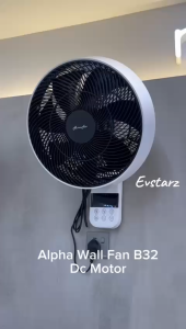 ALPHA MOTTO B32 Wall Fan 14 inches Blades 10 Speeds with Remote Control