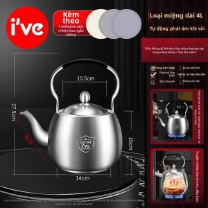 IVE | Ấm Hót Nhập Khẩu Đức Thép Không Gỉ 304 Dày Đặc Biệt Phù Hợp Với Nhiều Loại Nhiệt