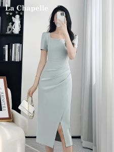 La Chapelle Junior | Đầm Phong Cách Pháp Thanh Lịch Dài Mid-Length