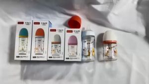 Bevavar Botol Susu Bayi Newborn Botol Susu Kaca Bayi Botol Minum Bayi Anti Kolik 160/240ml