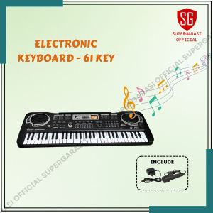 Mainan Piano Elektronik 61 keys Anak-anak free mic
