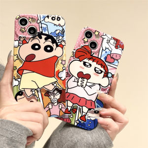 Biqi Cartoon Style Phone Case for  14Pro Max 13Mini Full Cover Protective Shell Cute Female Version 16 Set Silicone Material