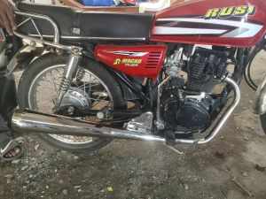 RUSI 125/150/175 MUFFLER Chicken  PIPE (Macho or TC Pwde Po) Pure Stainless