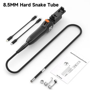 2-Way Steering Endoscope Camera for IOS/Type-C 1080P HD 6.2MM/8.5MM Articulation Hand-held Borescope Inspection for Piping
