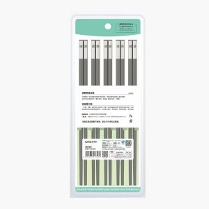 ชุดตะเกียบเหล็กผสม Chinese Style Anti-Slip High Temperature Resistant Antibacterial Hotel Quality สำหรับใช้ในบ้าน