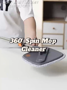 Detachable Spin Mop Set / Clean Dirty Split Water Spin Mop / Magic Clean Mop Spinner 360 Set Mop / Lucky Home