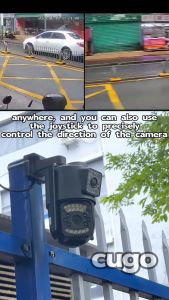 V380 Pro กล้องวงจรปิดกลางแจ้ง 2.4 ความละเอียด 8 ล้านพิกเซล 4K (กล้อง2เลนส์) กล้อง Motion Detection ALARM IP66 กันน้ำ Dual เลนส์ AI กล้องหมุนได้ กล้องวงจรปิด 360 องศา WiFi