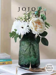 Modern Simplicity JOJOS L. PD Front Flower Vase Transparent Home Decorations Living Room Tabletop Fresh Flowers Ornament
