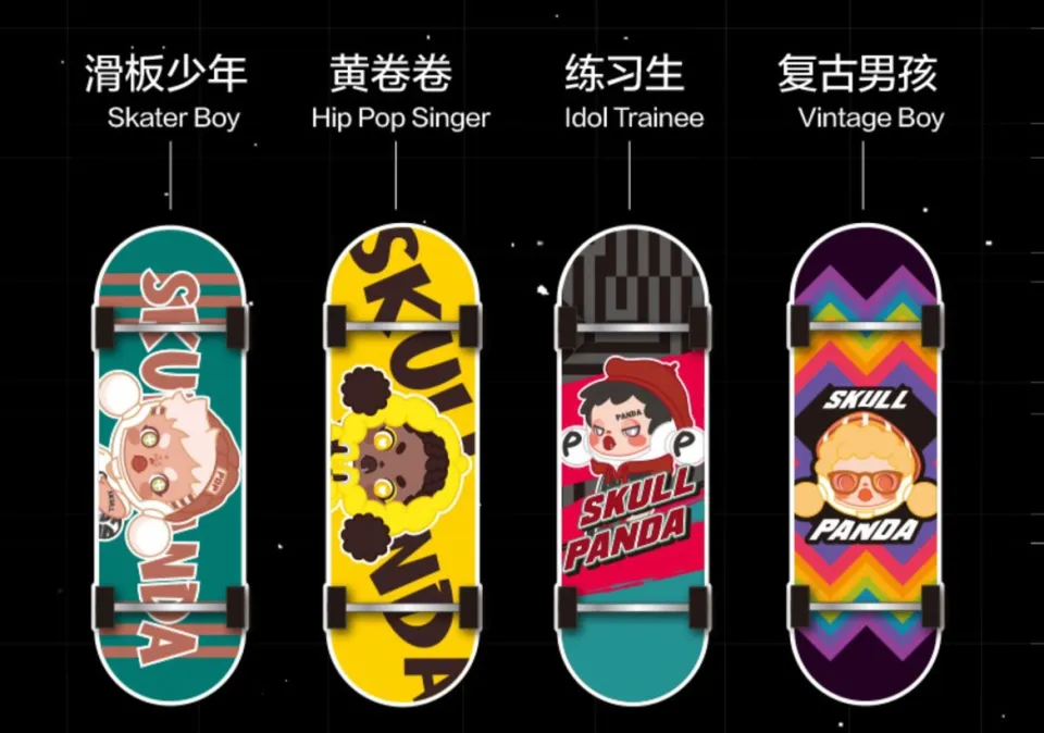 SKULLPANDA finger skateboardポップマートスカルパンダ Search