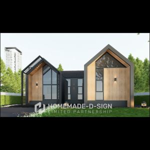 แบบบ้านชั้นเดียวโมเดิร์น โฮมเมดดีไซน์ MN03