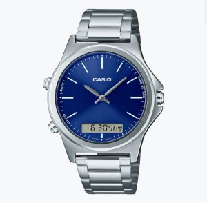 CASIO MENS SILVER MTP VC01D 2E