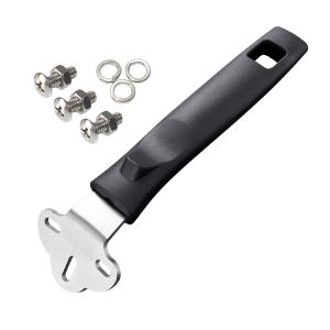 Frying Pan Handle Wok Handle Replacement Thicken Non-Slip Detachable Pot Handle With 3 Screws