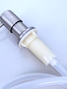 HW013 - Kitchen Sink Countertop Dishes Dispenser with Extention Tube Hand Press Soap Liquid Pump Plastic Soap Dispenser for Kitchen Accessory