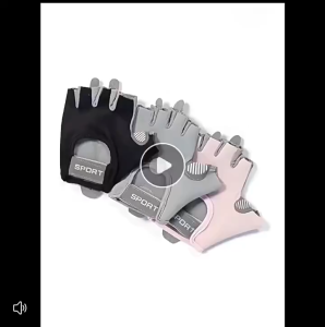 1 Pair Fitness Gloves Gym Gloves Weight Lifting Home Sports Training Gloves Wrist Support for Workout Power lifting Fitness Sports Half Finger Training Fitness Weightlifting Gloves Mens Womens Hand Palm Protector Gloves