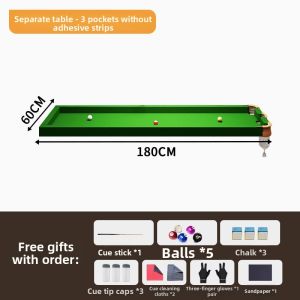 MEISITEKEKE | Folding Real Wood Indoor Training Pool Table