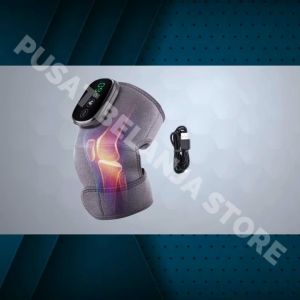 PASTSKY Alat Pijat terapi elektrik Bahu Tangan lutut Heating Knee Pad 3 Mode Getar D10220006