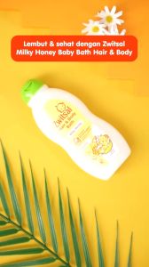 ZWITSAL Hair & Body Bath Baby Kemasan Refill 400mL | Melembapkan | Ekstra Lembut