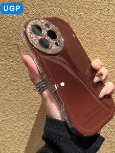 เคสโทรศัพท์ Apple 17Promax 2025 รุ่นไฮเอนด์สีสันสดใส ปกป้องเลนส์เต็มจอ สีแดงไวน์ ดีไซน์เก๋ไก๋ สำหรับผู้หญิง