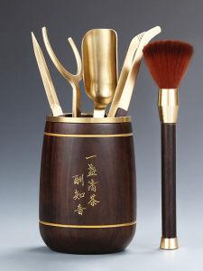 High-End Gongfu Tea Set Accessories Complete Tea Ceremony Six Gentlemen Tea Brewing Tools Special Set Tea Table Ornaments