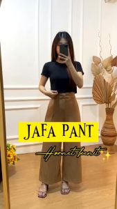 AQILA - Jafa Pants / Celana Kulot Knit Rib Panjang / Knit Pants