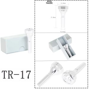IRIN | 17C Kèn Trombone Ống Ngậm Cho Kèn Cornet Phụ Kiện Nhạc Cụ Bằng Đồng Vàng/Bạc/Trắng/Đen/Khaki Nhiều Lựa Chọn