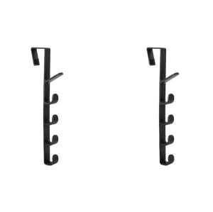 1/2/4Pcs Door Rear Hook Wrought Iron Clothes Bag Hanger Hat Sundries Storage Rack Hanger Home Bathroom Organizer 2026 New
