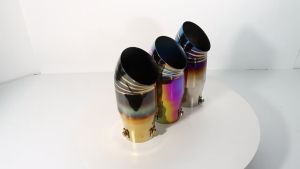 Hks Muffler Tip Curve 2.5 Inch / 3 Inch Outlet Inlet Hks Universal High Quality Stainless