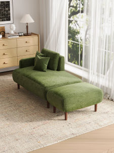 Luxurious Module Combination Sofa Bedroom Living Room Compact Apartment Corner Lazy Small Couch Snug Fit Chaise Lounge