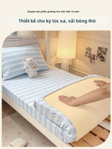 ENXING | Drap Giường Bọc Cotton Sạch Trong Ký Túc Xá