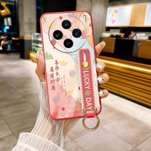 Ultra Soft Silicone Vivo X100 Phone Case with Lanyard Strap Crossbody Men Women Protective Cover Anti Fall Full Protection for X90 X80