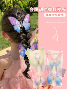 Childrens Hair Clips Butterfly Knot Girls Hair Accessories Sweet Style  out Fashion Hairpins for Girls