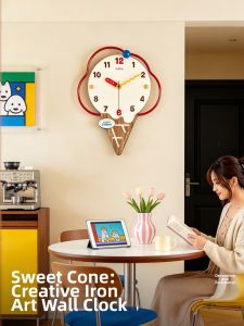 MEISD | Ice Cream Clock Creative Decorative Painting