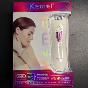 KEMEI km-290r Rechargeable Electric Lady Epilator Womens Hair Removal Electric Shaver For Women Epilator
