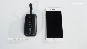 3C [CCC] Pineng PN-876PD 10000mAh Built in Cable Fast Charging 22.5W LED Digital Display Pineng Powerbank PN876