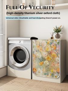 YINSHANG | Oil Painting Style Water-resistant Dustproof Outdoor Use Washer Cover