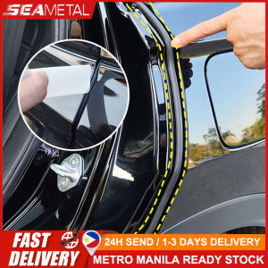 🇵🇭 SEAMETAL 1.2m Car Door Edge Seal Strip Rubber C-Pillar Weatherstrip Waterproof Soundproof Auto Sealant Strip for Car Truck SUV