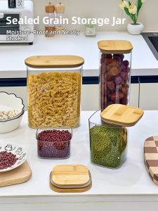 Food Grade Plastic Storage Container for Dry Goods Grains Tea