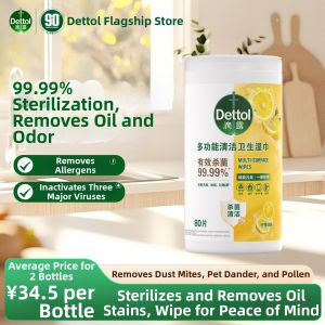 Dettol | Disinfecting Degreasing Deodorizing Wipes