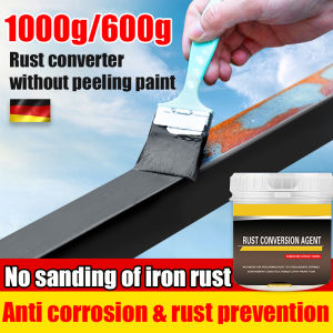 【grinding-free Rust-free】Rust converter anti rust paint for metal 1000g Convert rust into a protective layer to prevent rust and mildew water-based metal Waterproof Metal Rust Conversion Agent metallic rust converter remover rust remover anti-rust primer