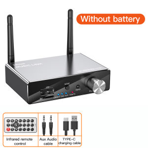 Bluetooth 5.3 Receiver Transmitter Stereo Low Latency AUX 3.5mm Jack Optical Wireless Music Audio Adapter Remote Control For TV