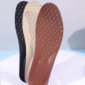 2pcs/4pcs Arch Support Orthopedic Insole Leather Breathable Insoles Shock Absorbing Sole Men Sneakers Leather Shoes Insoles