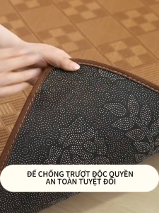 HIMO Đệm Chiếu Mây Mát Lạnh Dạng Thảm Có Lớp Lót Chống Trơn Trượt Đa Năng Thoáng Mát Nhiều Kích Thước Dạng Cuốn Gọn