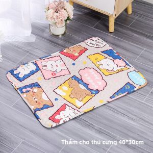 Thảm Làm Mát Cho Thú Cưng Dễ Giặt Bền