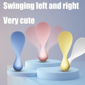 OKKFINE Thickened Tumbler Anti-Stick Rice Spoon Household Easy to Clean Rice Shovel Creative Durable Rice Spoon Kitchen Tools