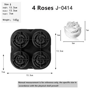 Tray Easy to Take Out Suitable for Whiskey Party Supplies Silicone 3D Balls Skull Diamond Shaped Ice Mold Reusable Ice Cube Mold