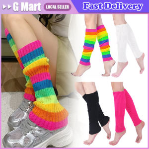 Fashion Woman Spring Fall Winter Warm Leg Covers Socks Office Lady Outdoor Casual Knitted Knee Pads Stocking Cold-proof Sleeve
