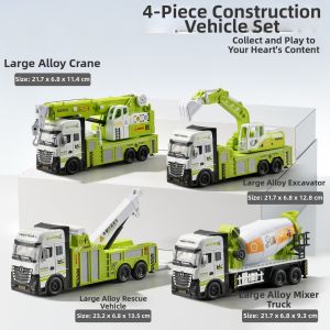 Simulated Crane Toy Truck Large Alloy